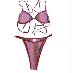 Strawberry Milk Mob Sonic Bikini bottoms